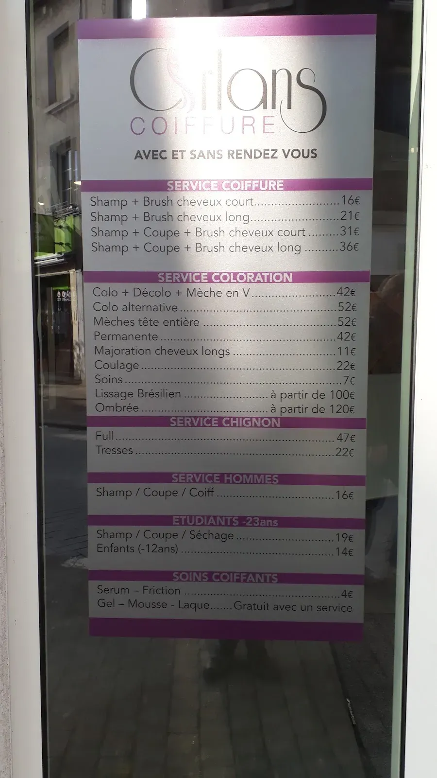 Orlans, salon de coiffure — Rue Haute 1/1, 7090 Braine-le-Comte