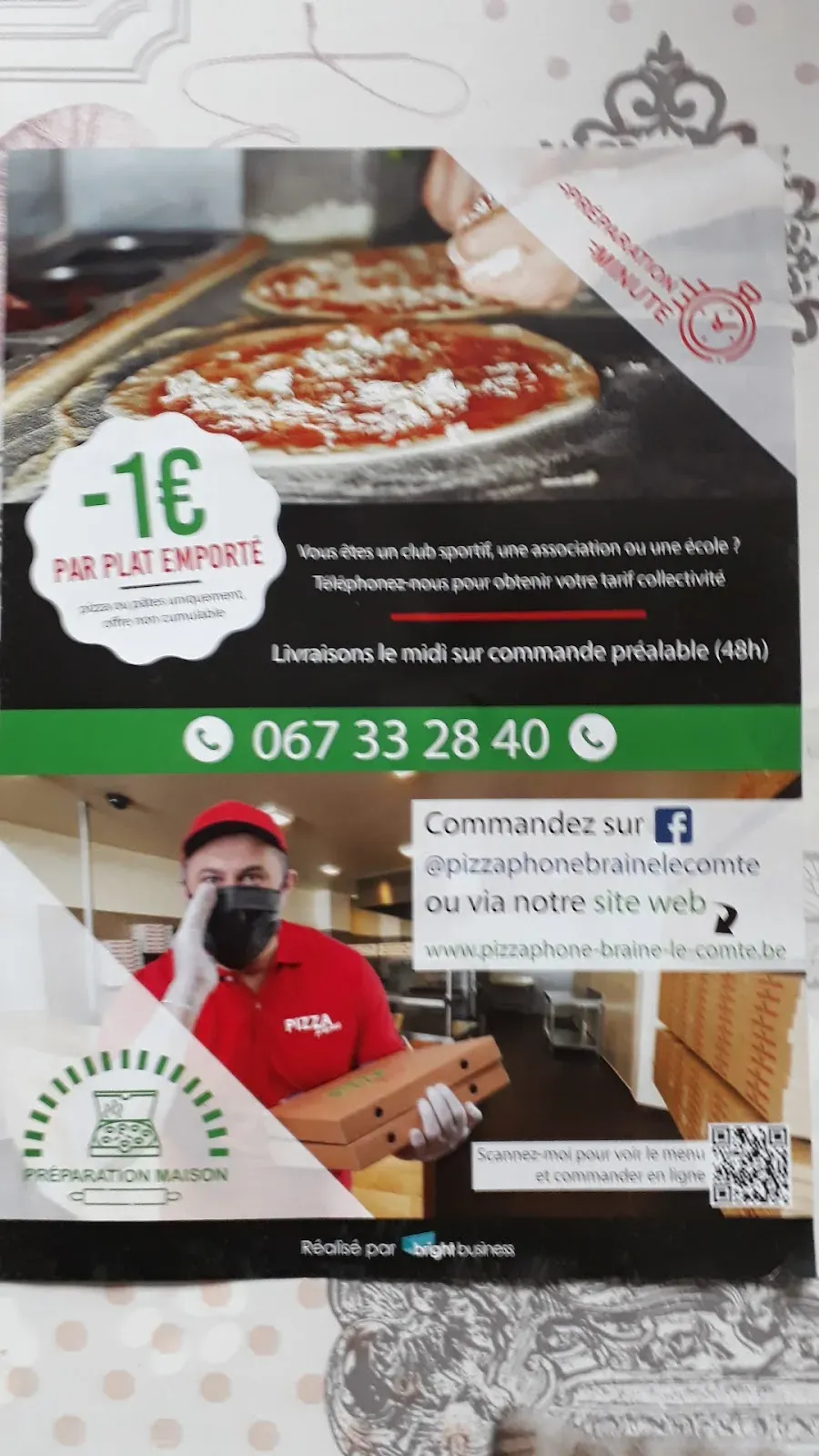 Pizza phone à Braine-le-Comte
